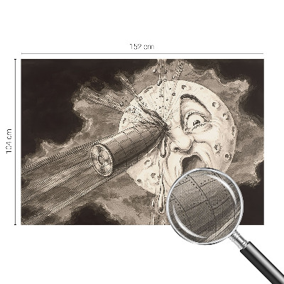 Peel and stick wallpaper mural Cosmic collision