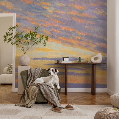 Removable wall mural Pastel sky