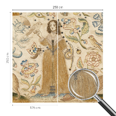 Peel and stick wall mural for kids' room Colorful nature