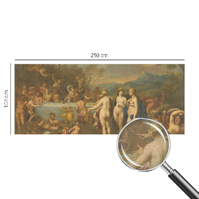 3D photo wallpaper mural Ancient feast