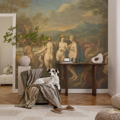 3D photo wallpaper mural with an ancient feast motif
