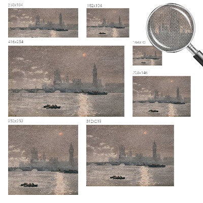 Peel and stick wallpaper mural with a night city panorama