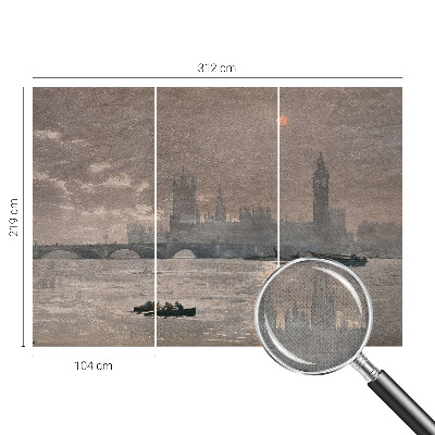 Peel and stick wallpaper mural Night panorama