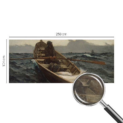 Self-adhesive photo wallpaper featuring a fisherman at sea