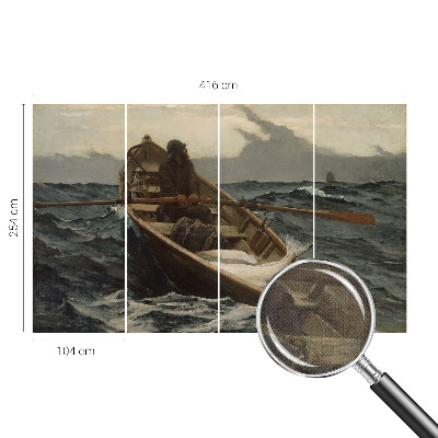 Self-adhesive photo wallpaper featuring a fisherman at sea