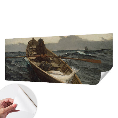Self-adhesive photo wallpaper featuring a fisherman at sea