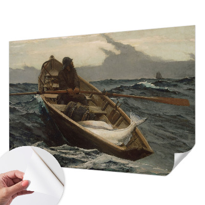 Self-adhesive photo wallpaper featuring a fisherman at sea
