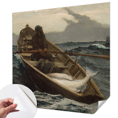 Self-adhesive photo wallpaper featuring a fisherman at sea