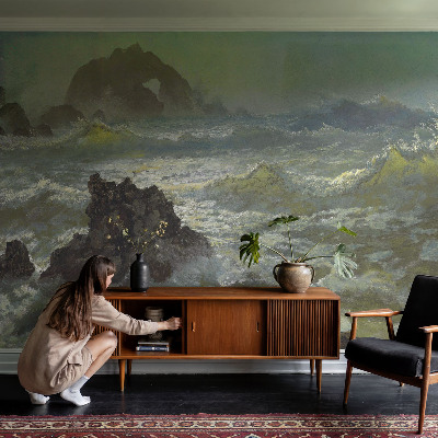 Stick-on wall mural Stormy sea