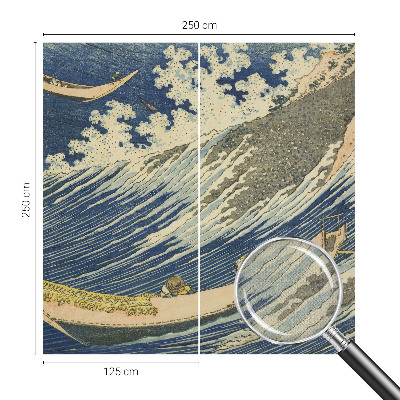 Removable wall mural wallpaper Sea waves