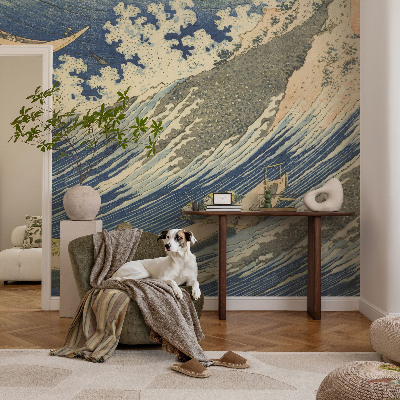 Removable wall mural wallpaper Sea waves
