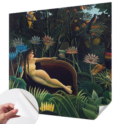 Peel and stick wall mural for bedroom Exotic jungle