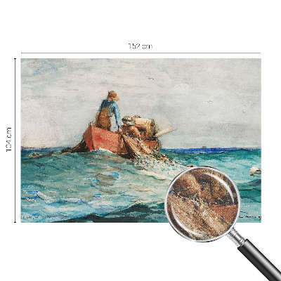 Self-adhesive wall mural with a sea expedition motif