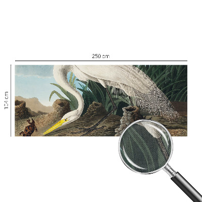 Removable wall mural Majestic heron