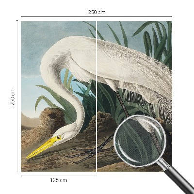 Removable wall mural Majestic heron