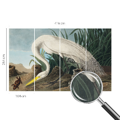 Removable wall mural Majestic heron