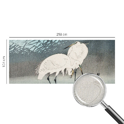 Peel and stick wall mural for kids' room with a delicate bird motif