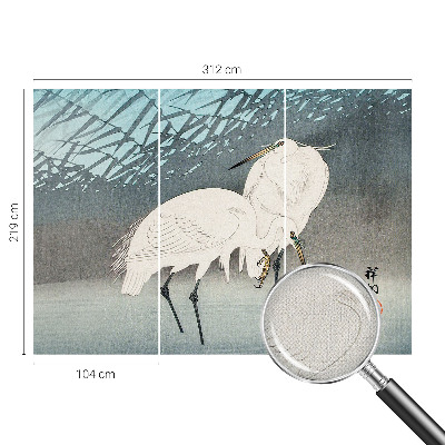 Peel and stick wall mural for kids' room with a delicate bird motif