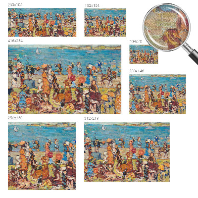 3D wall mural Beach scene