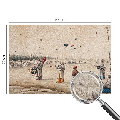 Nursery wall mural Soaring kites