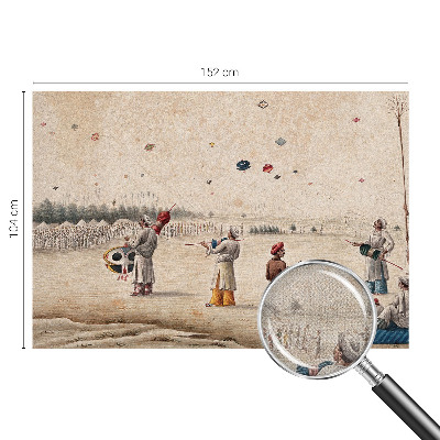 Nursery wall mural Soaring kites