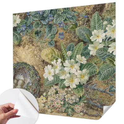 Children's wall mural Spring composition