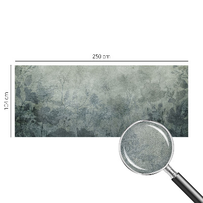 Peel and stick wallpaper mural with an elegant botanical design