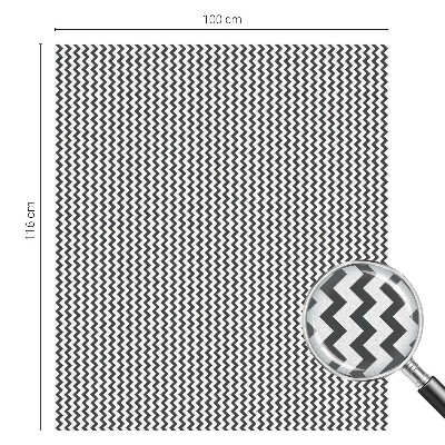 Frosted glass film stained glass effect Zigzag pattern