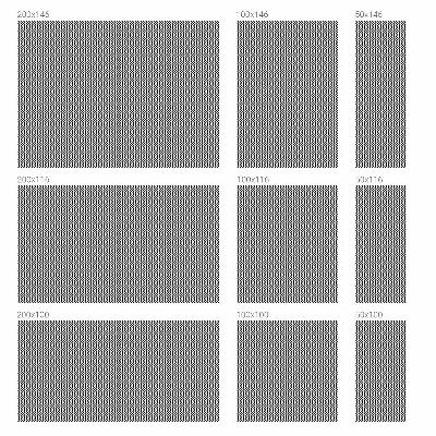 Frosted glass film stained glass effect Zigzag pattern