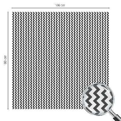 Frosted glass film stained glass effect Zigzag pattern