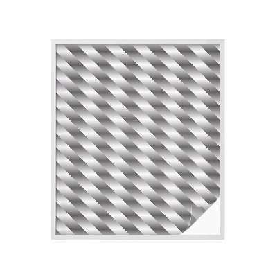 Opaque window film stained glass style Geometric stripes