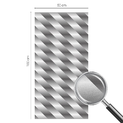 Opaque window film stained glass style Geometric stripes