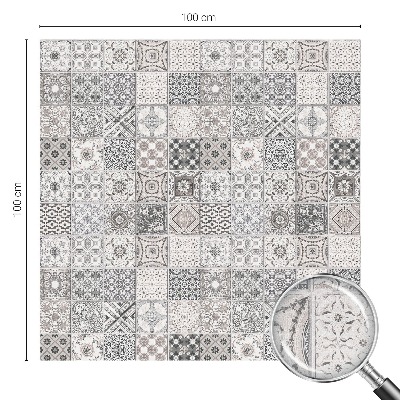 Colored window film stained glass Tiled patterns