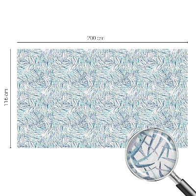Privacy window film Botanical pattern