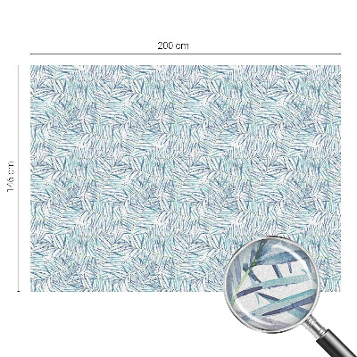 Privacy window film Botanical pattern