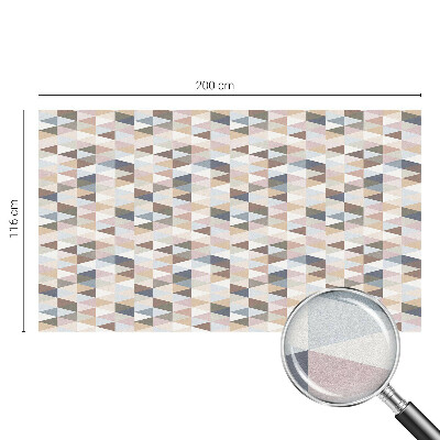 Opaque window film stained glass style Pastel symmetry