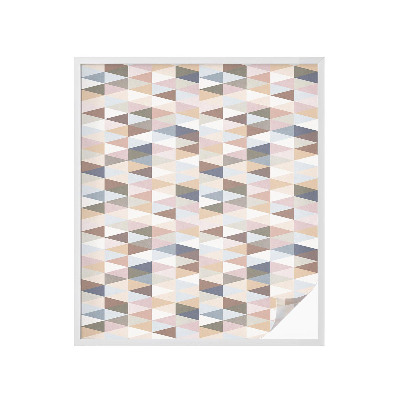 Opaque window film stained glass style Pastel symmetry