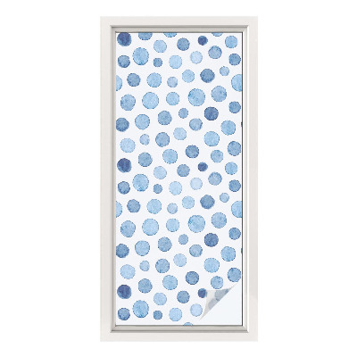 Patterned window film Watercolor dots