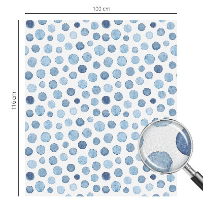 Patterned window film Watercolor dots