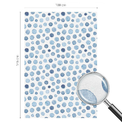 Patterned window film Watercolor dots