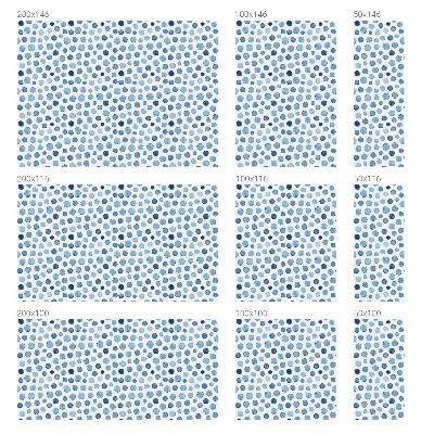 Patterned window film Watercolor dots