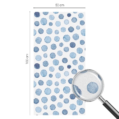 Patterned window film Watercolor dots