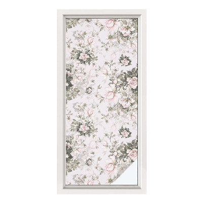 Privacy window film Floral beauty
