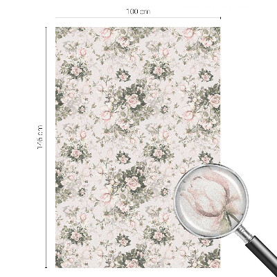 Privacy window film Floral beauty