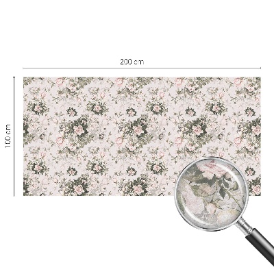 Privacy window film Floral beauty