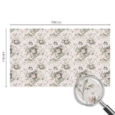 Privacy window film Floral beauty