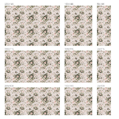 Privacy window film Floral beauty