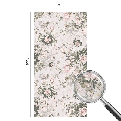 Privacy window film Floral beauty