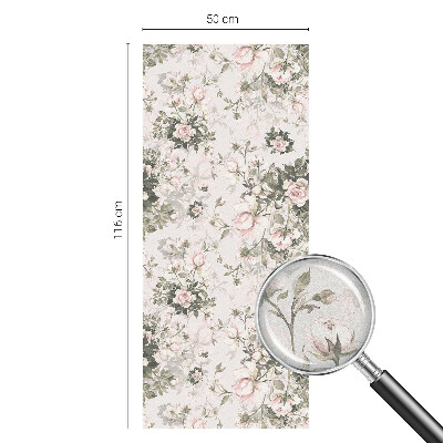 Privacy window film Floral beauty