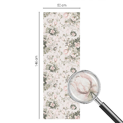 Privacy window film Floral beauty